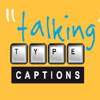Talking type captions