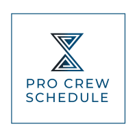 Pro crew schedule