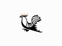 Running rooster