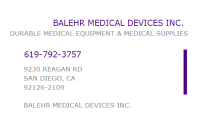 Balehr medical devices, inc.