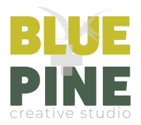 Blue + pine creative