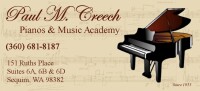 Paul Creech Pianos and Music