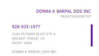 Donna k. barpal, d.d.s., inc