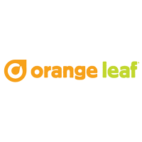 Orange leaf frozen yogurt