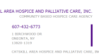 Catskill area hospice and palliative care