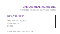 Cheraw healthcare inc