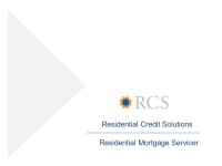 Residential Credit Solutions, Inc