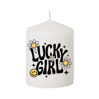 Lucky girl candles