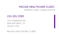 Macias healthcare clinic